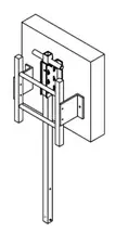 wall-mounted T-handle FRP Ladder