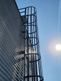 Caged FRP ladder in Ottawa